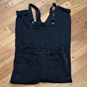 Madewell Dark Gray Denim Overalls